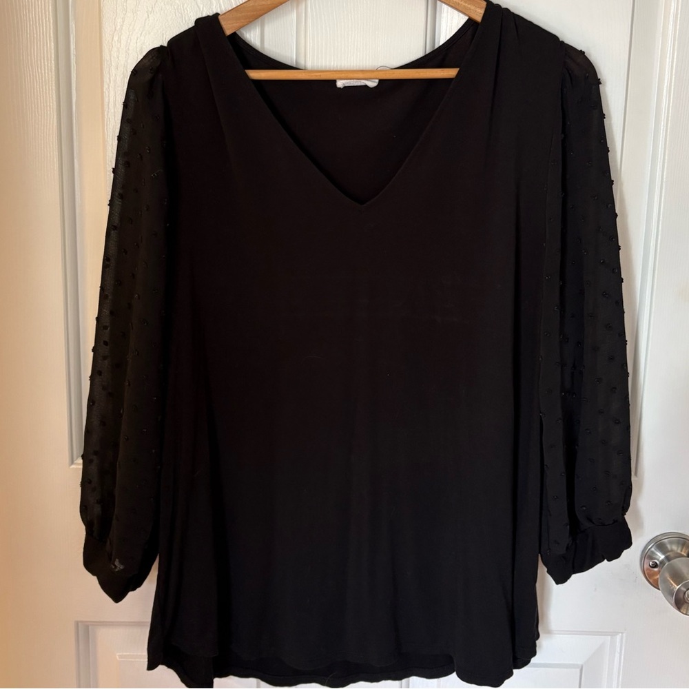 Elegant Black Women's Blouse